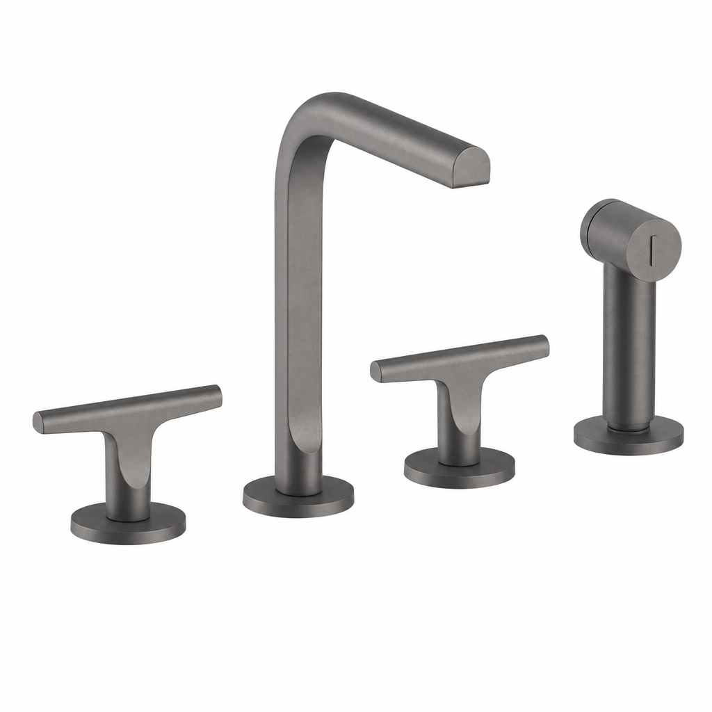Kitchen_Matte Gun Metal PVD