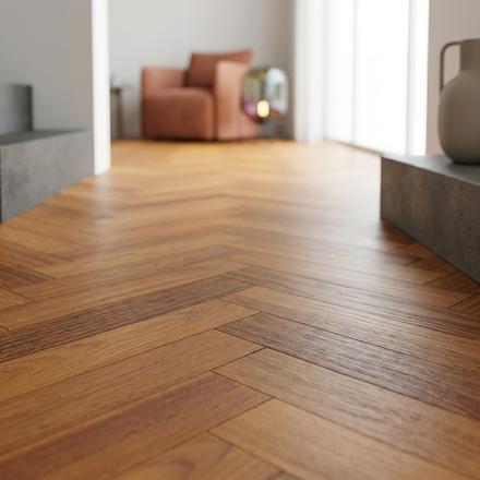 Herringbone Teak Brush preview