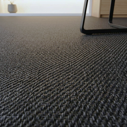 BKB - Sisal Plain Black 3